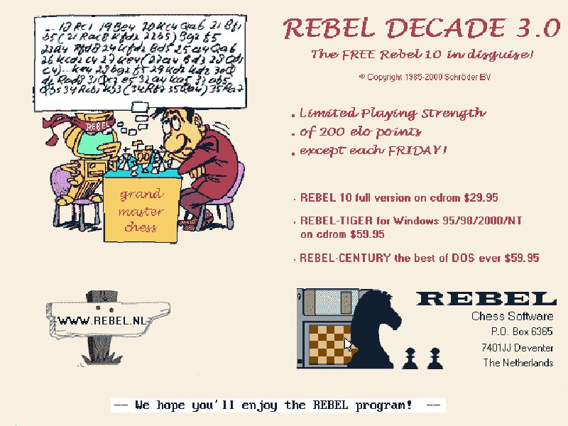 Rebel Decade Chess